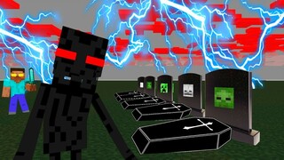 MONSTER SCHOOL : ENDERMAN BECAME EVIL VILLAIN - Minecraft Animation