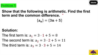 Arithmetic Sequence and Arithmetic Series || With Solved Problems || Math Tutorials