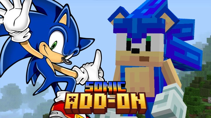 Sonic The Hedgehog Add-On in Minecraft