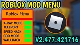 Roblox Mod Menu V2.477.421617 Updated With 65 Features!!! Ghost Mode Fixed!! Working In All Servers🔥