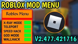 Roblox Mod Menu V2.477.421617 Updated With 65 Features!!! Ghost Mode Fixed!! Working In All Servers🔥