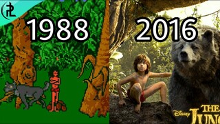 The Jungle Book Game Evolution [1988-2016]