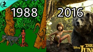 The Jungle Book Game Evolution [1988-2016]