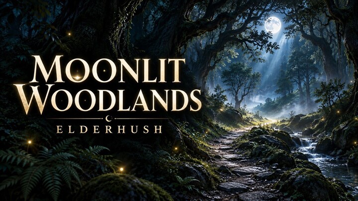 Moonlit Woodlands | Cozy Fantasy Ambient Music for Relaxation & Sleep
