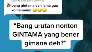 Urutan Nonton Gintama