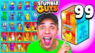 COMPRÉ x100 CAJAS ESPECIALES y CONSEGUÍ TODAS las SKINS! 😱 STUMBLE GUYS