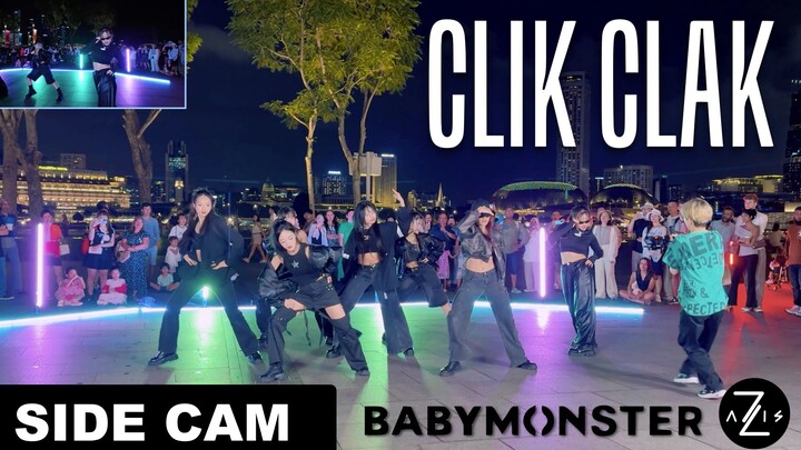 【Z轴舞团】路人视角看宝怪babymonster副主打曲clik clak一镜到底路演