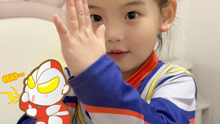 Who would have thought that having a daughter means playing the monster at home every day? Hilarious