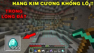 Thử Thách Sinh Tồn Trong Lòng Đất | Đi Mine Hang Khổng Lồ | TRONG MINECRAFT PE..!!