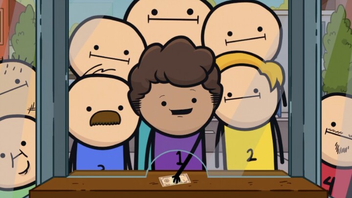 Nine happy Ryans gathered together and merged into a boring man named Steve