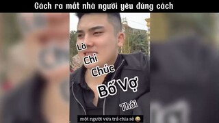 Cách ra mắt người yêu đúng cách #meme