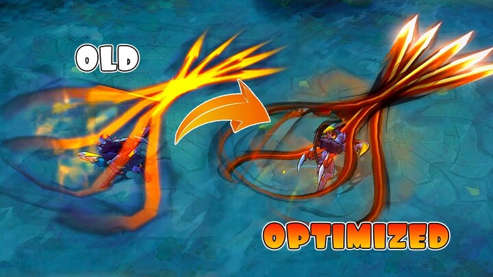 Helcurt Optimized Evolved Predator VS OLD Skill Effects