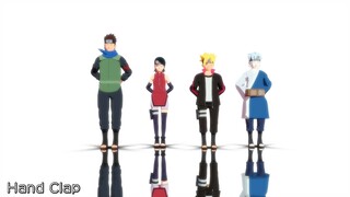 【NARUTO MMD】Hand Clap - KONOHAMARU*SARADA*BORUTO*MITSUKI