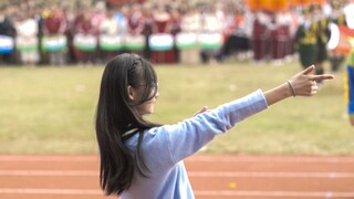 I filmed the school sports meeting on CCTV5