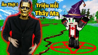 REDHOOD THỬ THÁCH TRIỆU HỒI QUÁI VẬT THÂY MA TRONG MINECRAFT*MỀU TIÊU DIỆT FRANKENSTINE TRONG MCPE