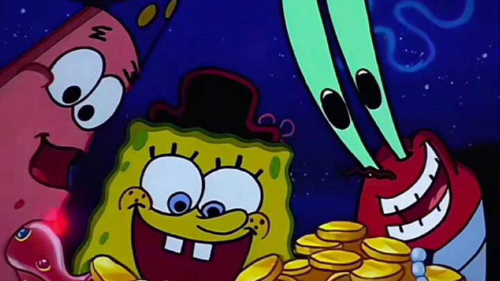 Captain Crab and his two loyal sailors found the treasure