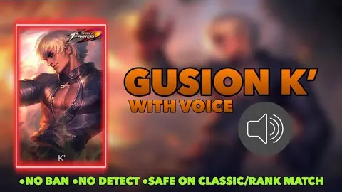 Gusion K' Gameplay . Skin Script Full Voice + Effect Frame Mobile  Legends - Bilibili