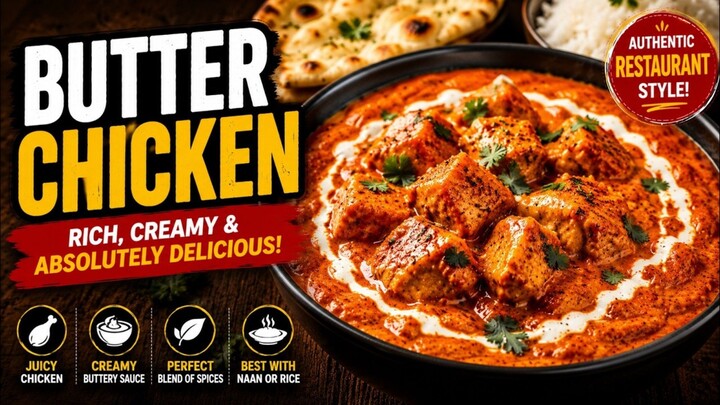 Butter Chicken Recipe | Homemade Cooking