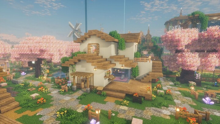มายคราฟBuilding Tutorial: Survival Hut