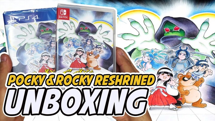 Pocky and Rocky Reshrined (PS4/Switch) Unboxing