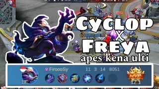 Highlight MLBB | moment pertama kali nyobain hero cyclop 😱🔥