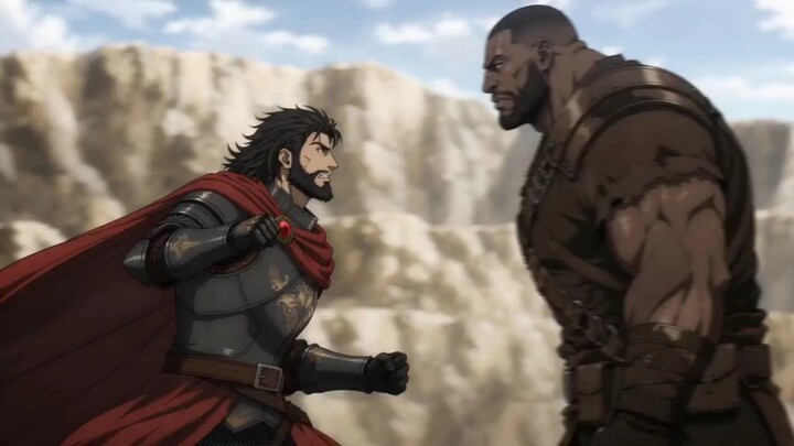 Joseph and Kael challenge Garrett, the massive warrior who wield the bear stone powerWatch how this