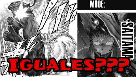 Garou Igualo El Poder De Saitama Manga 1 One Punch Man Bilibili