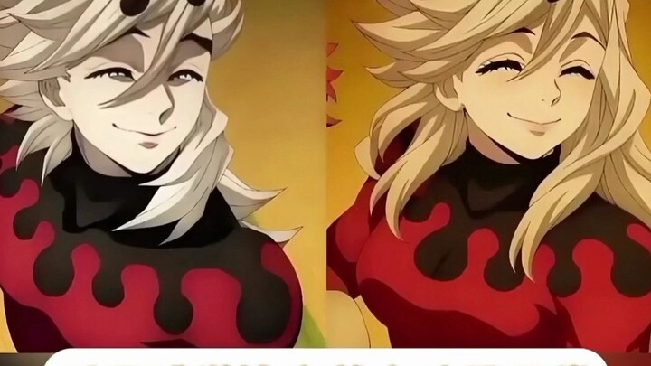 鬼灭的角色性转之后