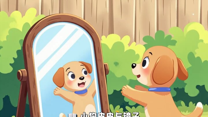 小狗皮皮🐶与镜子🪞