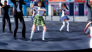 [MMD]Animated Hyun A and Psy's dance of <Gangnam Style>