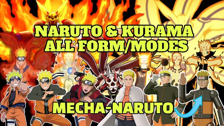 NARUTO & KURAMA All Forms/Modes | AWAKENING | NSUNS4