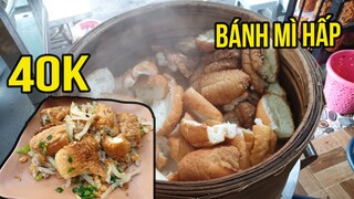 Tuyệt phẩm món bánh mì hấp mỡ hành lạ miệng cực ngon