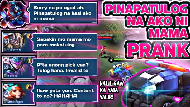 PINAPATULOG NA AKO NI MAMA PRANK | KILALA YATA NILA AKO | KAGURA NA-INLOVE SA JOHNSON KO | MLBB