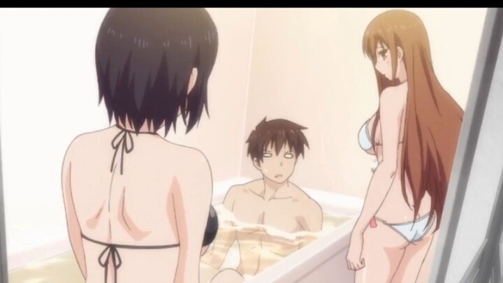Orang mandi di Samperin , ayane usil banget ,overflow