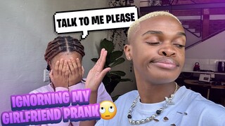 IGNORING MY GIRLFRIEND PRANK (SHE CRIED!!) | Reggie Mohlabi