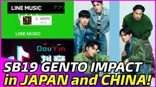 SB19 Gento now #6 in LINE MUSIC JAPAN; makes wave in CHINA'S DOUYIN again after The First Take!