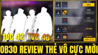 Free Fire - OB30 Review Và Hé Lộ Thông Tin Về Thẻ Vô Cực Mùa 42 Và Mùa 43 - Garena Cho Free Skin AUG