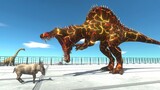 Lava Spinosaurus Death Climb - Animal Revolt Battle Simulator