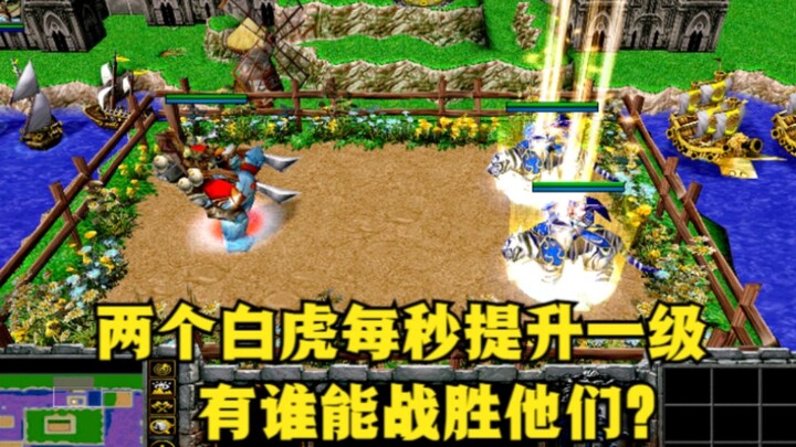 “Warcraft III”, dua Macan Putih naik level satu poin setiap detik, adakah yang bisa mengalahkan mere