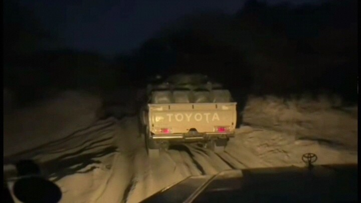 off roading night time very beautiful visual