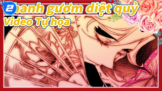 [Thanh gươm diệt quỷ /Video Tự họa ] [Cận cảnh Douma] Hồng hạc_2