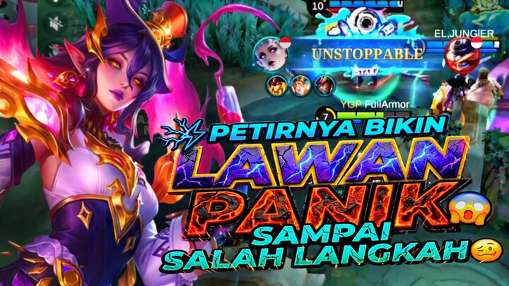 PETIRNYA BIKIN LAWAN PANIK SAMPAI SALAH LANGKAH! - Mobile Legends
