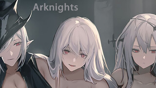 [Melukis]Skadi the Corrupting Heart, Gladiia&Doctor di Arknights