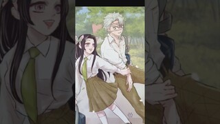 [ sanemi x kanae ] #demonslayer #anime #kimetsunoyaiba #shorts