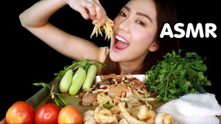 ASMR Papaya Salad Eating Sound | ASMR Eating เสียงกิน ส้มตำ ปูปลาร้า