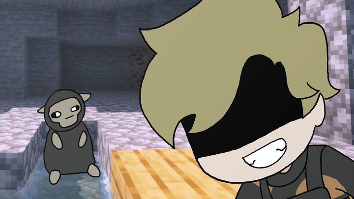 [Dave C] PDP’s iconic Minecraft scene “The Death of the Water Sheep” gets animated! #YYY Subbing Tea