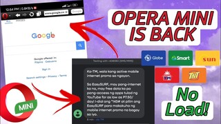 LIBRENG BROWSE GAMIT ANG OLD OPERA MINI APP | TUTORIAL 2021