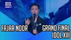 FAJAR NOOR - MATI SATU TAK TUMBUH LAGI | GRAND FINAL INDONESIAN IDOL XIII