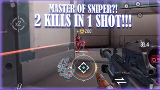 HYPER FRONT TURN ON SNIPER MASTER MODE !! 2 KILLS 1 BULLET POSSIBLE??!! RANKED PRO GAMEPLAY