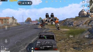 Moment Lucu PUBG MOBILE - Malah Robotnya Yang Kabur